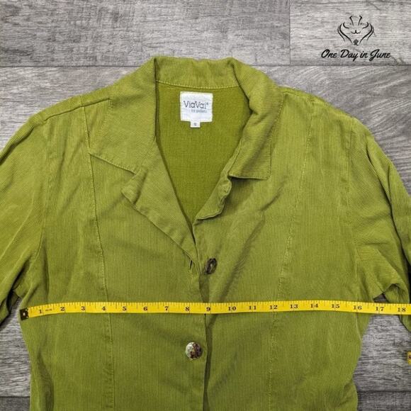 Via Vai by Pollero Women's 3 Button Corduroy Long Sleeve Jacket Size S - Picture 3 of 5